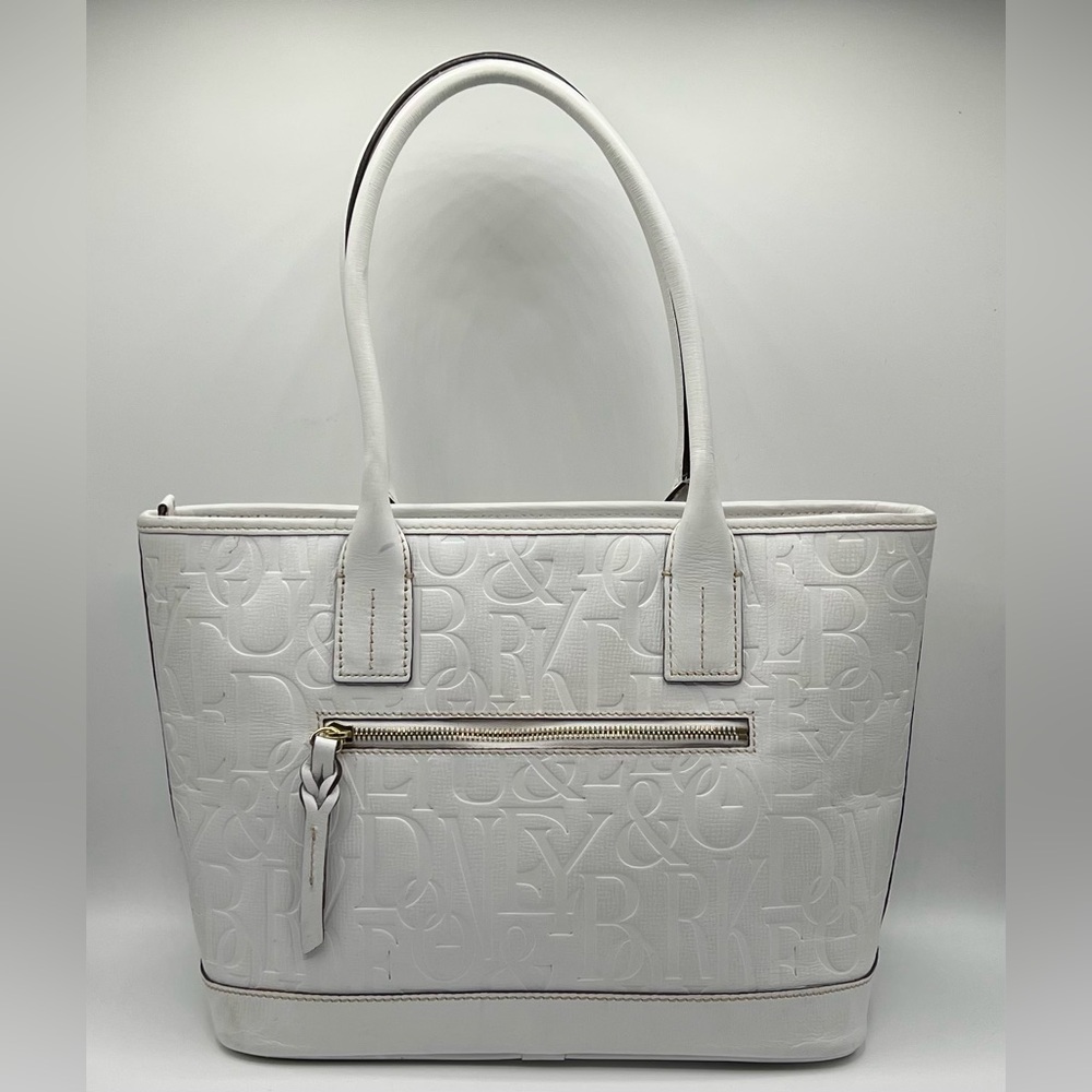 Dooney & Bourke Retro Embossed Logo Tote Bag - Picture 2 of 14